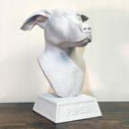 Custom Dog Bust Sculptures